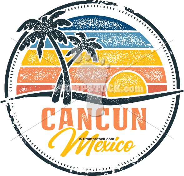 Cancun Mexico Resort Vintage T Shirt Graphic | StompStock - Royalty ...